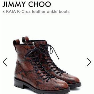 Jimmy Choo Cruz New in box Combat Boot 41.5